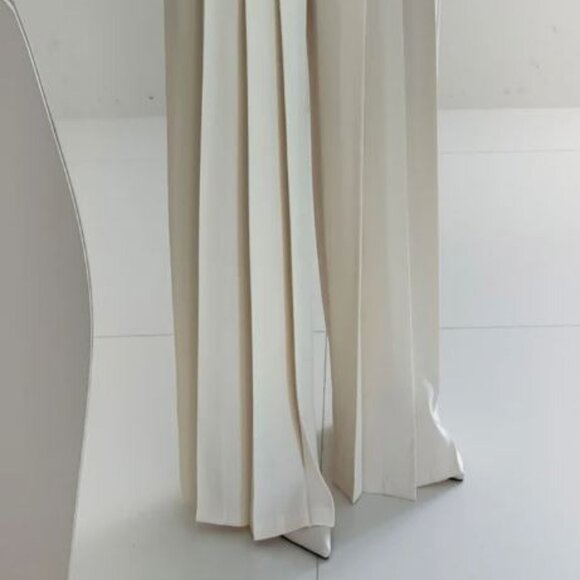 Pleated High Waist Wide Leg Pants - Picture 1 of 10